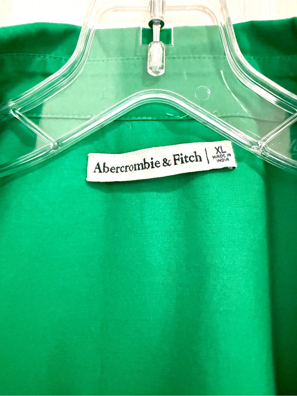 Abercrombie & Fitch Emerald Green Long Sleeve Dress - Picture 2 of 8